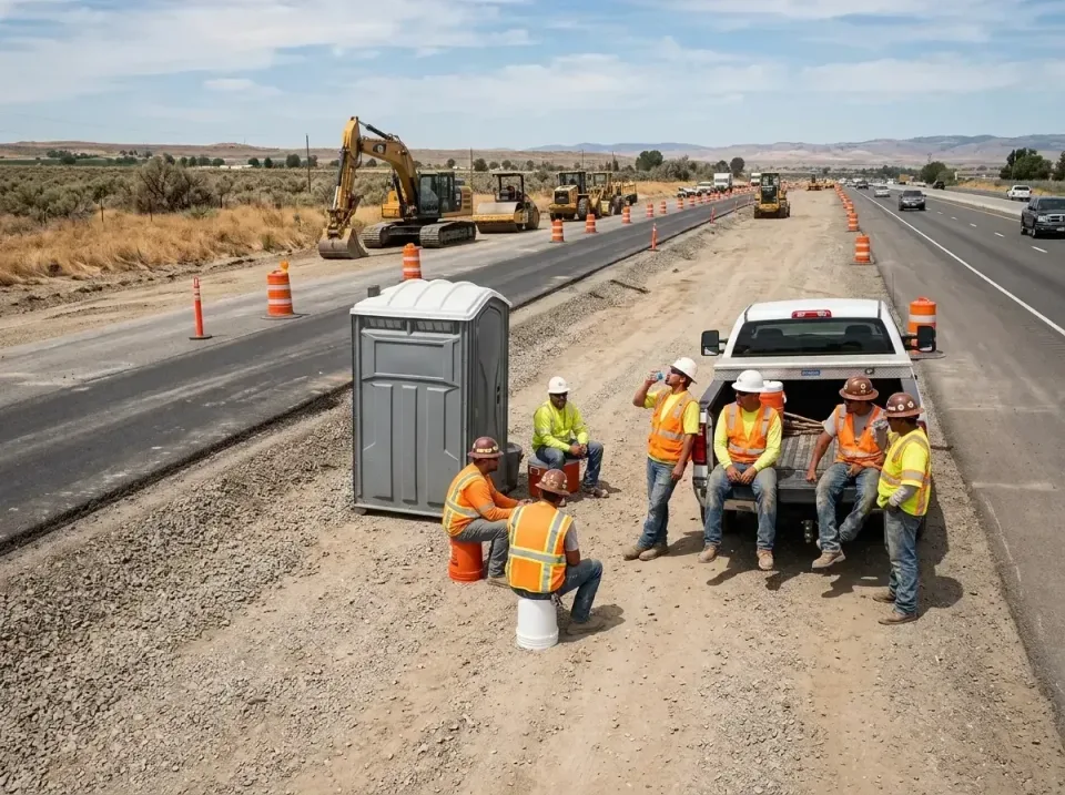 highway-road-construction-crew-007 — frequently asked questions, Porta Potty and Restroom Rentals in Damascus, OR